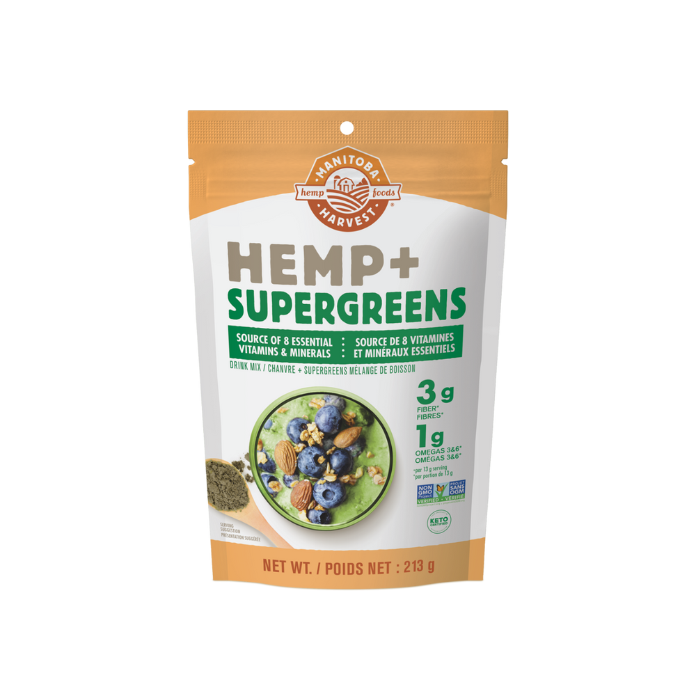 Hemp+ Supergreens Front