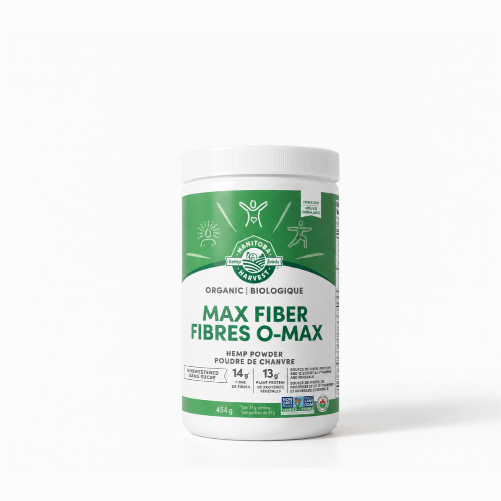 Protéine de chanvre Fibres O-Max, non sucré
