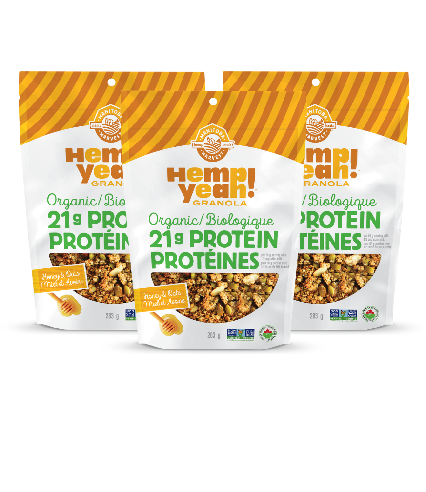 Hemp Yeah! Honey & Oats Granola, 3-pack